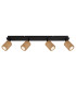 Wenzel Ceiling Spotlight Bar Matt Black 4x GU10-3