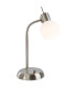 Loxy Desk Task Lamp Nickel Matt Opal Glass Shade 1x E14 3000K-1