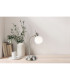 Loxy Desk Task Lamp Nickel Matt Opal Glass Shade 1x E14 3000K-2
