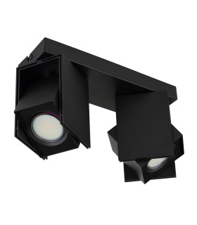 Rory Twin Ceiling Spotlight Matt Black 2x GU10-2