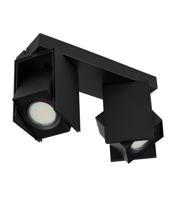 Rory Twin Ceiling Spotlight Matt Black 2x GU10-2