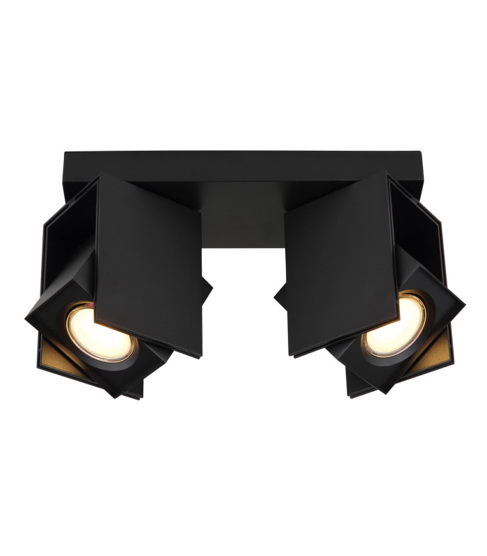 Rory Twin Ceiling Spotlight Matt Black 2x GU10-3