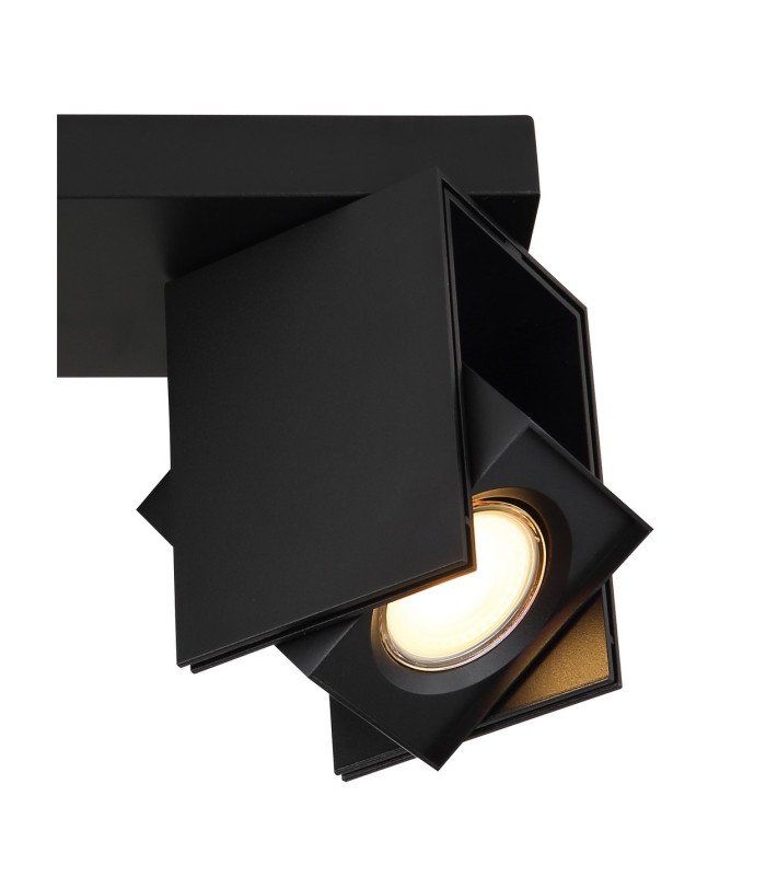 Rory Twin Ceiling Spotlight Matt Black 2x GU10-5