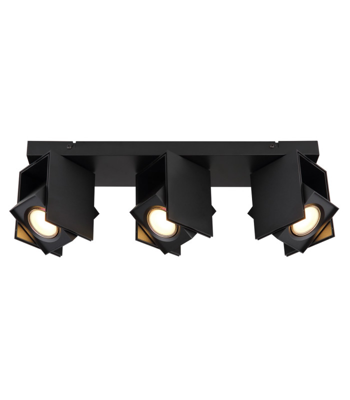 Rory Ceiling Spotlight Bar Matt Black 3x GU10-3