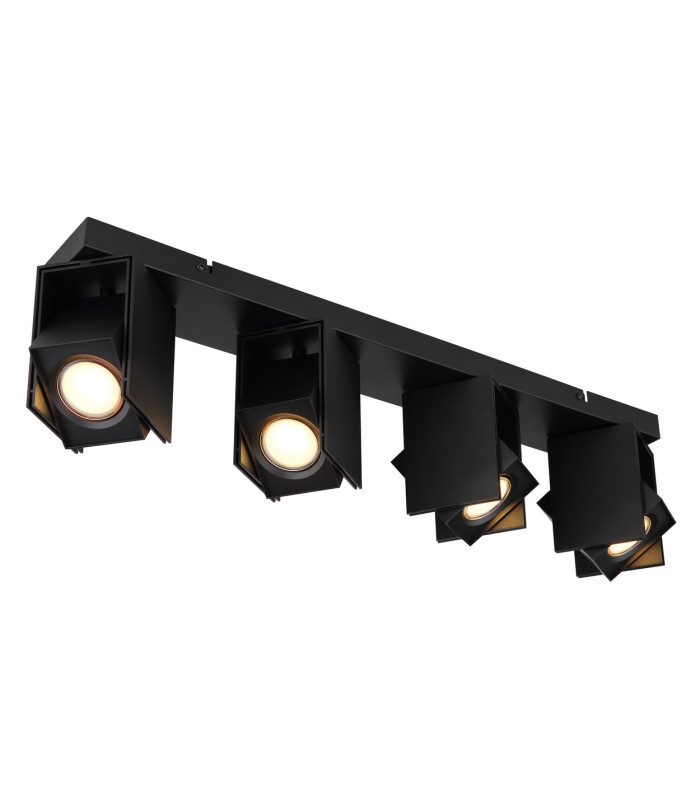 Rory Ceiling Spotlight Bar Matt Black 4x GU10-1