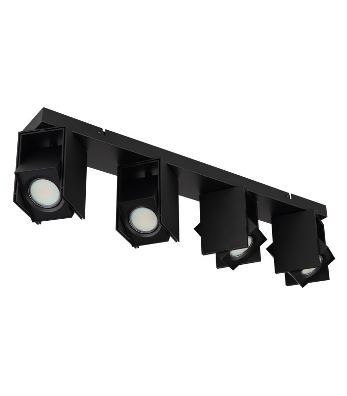 Rory Ceiling Spotlight Bar Matt Black 4x GU10-2