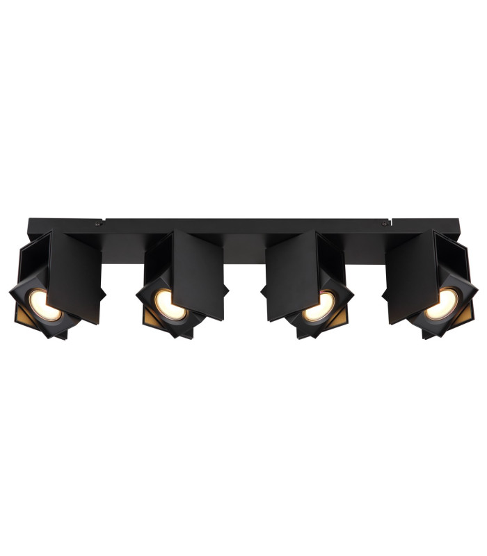Rory Ceiling Spotlight Bar Matt Black 4x GU10-3