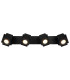 Rory Ceiling Spotlight Bar Matt Black 4x GU10-4