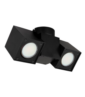 Erin Twin Ceiling Spotlight Matt Black 2x GU10-2