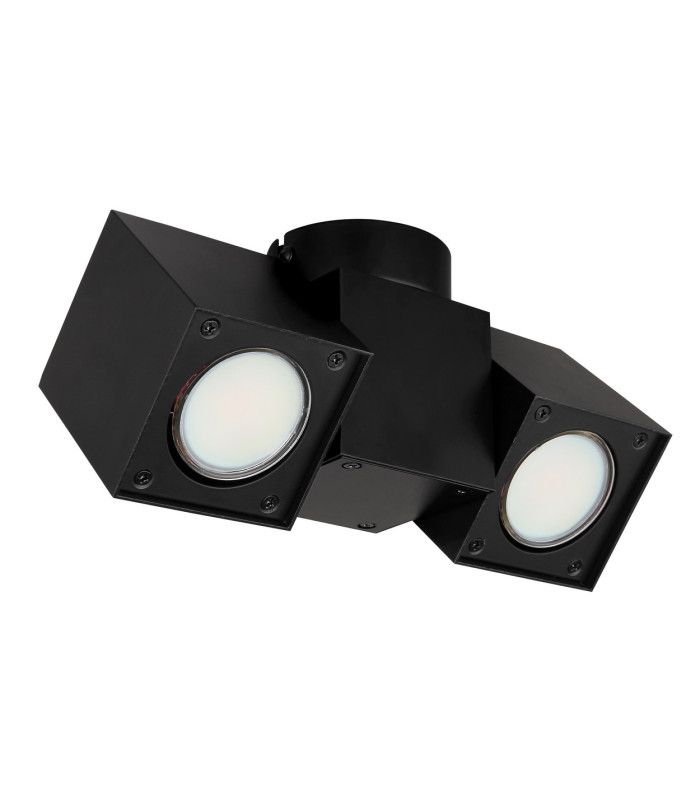 Erin Twin Ceiling Spotlight Matt Black 2x GU10-2