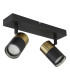 Brisbon Twin Ceiling Spotlight Matt Black 2x GU10-2