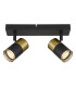 Brisbon Twin Ceiling Spotlight Matt Black 2x GU10-3