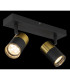 Brisbon Twin Ceiling Spotlight Matt Black 2x GU10-5
