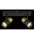 Brisbon Twin Ceiling Spotlight Matt Black 2x GU10-6