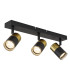Brisbon Ceiling Spotlight Bar Matt Black 3x GU10-1