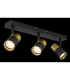 Brisbon Ceiling Spotlight Bar Matt Black 3x GU10-5