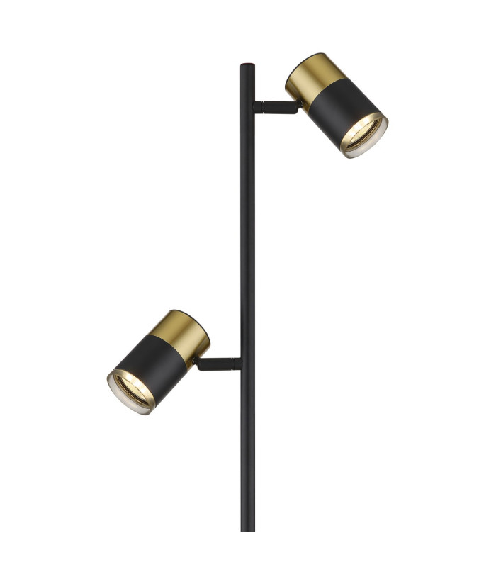 Brisbon Multi Arm Floor Lamp Matt Black 2x GU10-3