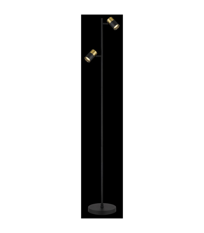 Brisbon Multi Arm Floor Lamp Matt Black 2x GU10-4