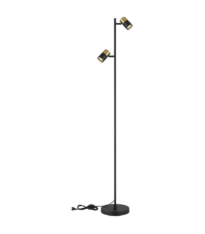 Brisbon Multi Arm Floor Lamp Matt Black 2x GU10-5