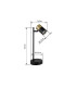 Brisbon Desk Task Lamp Matt Black 1x GU10-6