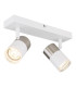 Brisbon Twin Ceiling Spotlight White Matt 2x GU10-1