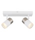 Brisbon Twin Ceiling Spotlight White Matt 2x GU10-3