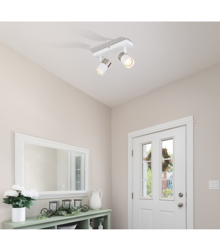 Brisbon Twin Ceiling Spotlight White Matt 2x GU10-7