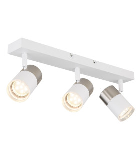 Brisbon Ceiling Spotlight Bar White Matt 3x GU10-1