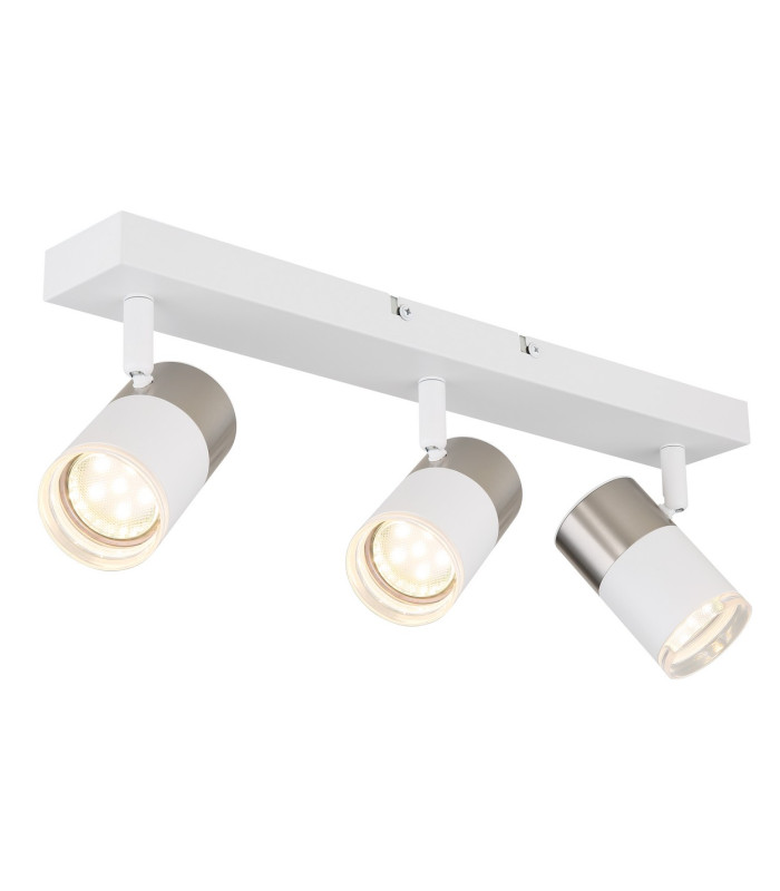 Brisbon Ceiling Spotlight Bar White Matt 3x GU10-1