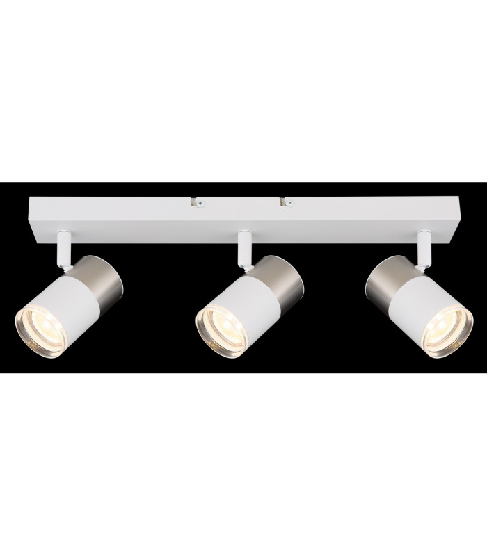 Brisbon Ceiling Spotlight Bar White Matt 3x GU10-6