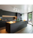Brisbon Ceiling Spotlight Bar White Matt 3x GU10-7
