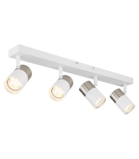 Brisbon Ceiling Spotlight Bar White Matt 4x GU10-1