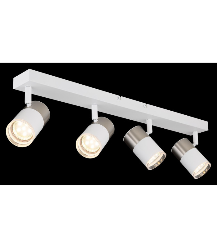 Brisbon Ceiling Spotlight Bar White Matt 4x GU10-6