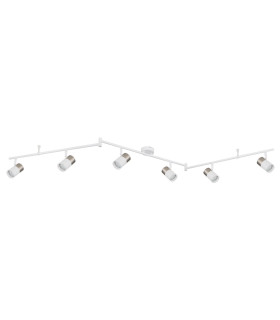 Brisbon Ceiling Spotlight Bar White Matt 6x GU10-2