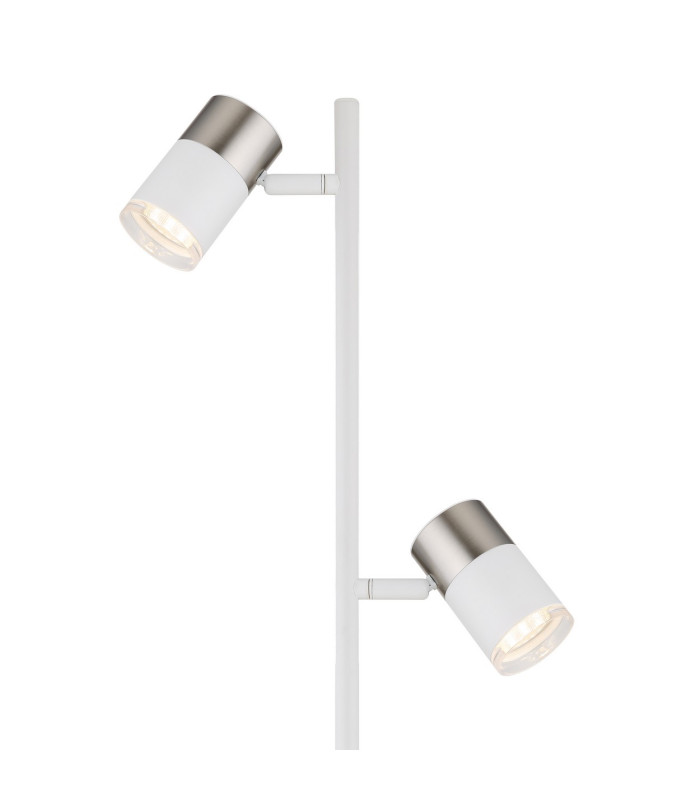 Brisbon Multi Arm Floor Lamp White Matt 2x GU10-3