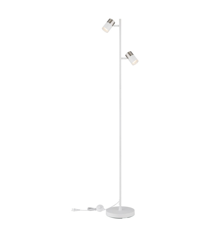 Brisbon Multi Arm Floor Lamp White Matt 2x GU10-5