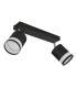 Lucero Twin Ceiling Spotlight Matt Black 2x GX53 3000K-2