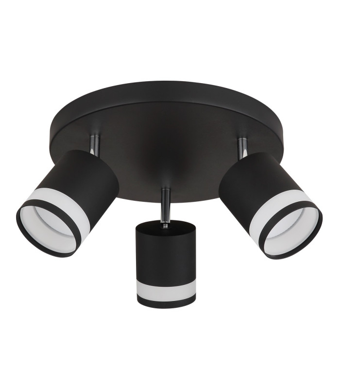 Lucero Ceiling Spotlight Clusters Matt Black 3x GX53 3000K-2