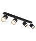 Lucero Ceiling Spotlight Bar Matt Black 4x GX53 3000K-1