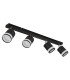 Lucero Ceiling Spotlight Bar Matt Black 4x GX53 3000K-2
