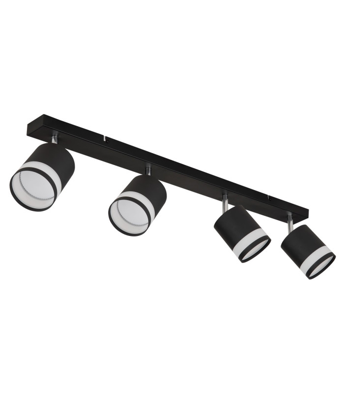 Lucero Ceiling Spotlight Bar Matt Black 4x GX53 3000K-2