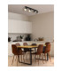 Lucero Ceiling Spotlight Bar Matt Black 4x GX53 3000K-5
