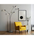 Lucero Multi Arm Floor Lamp Matt Black 5x GX53 3000K-4