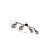Glyptar Ceiling Spotlight Bar Matt Black Smoke Glass Shade 4x E14-7