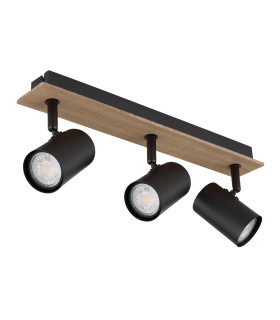 Linca Ceiling Spotlight Bar Matt Black 3x GU10-2