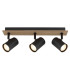Linca Ceiling Spotlight Bar Matt Black 3x GU10-3