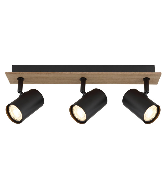 Linca Ceiling Spotlight Bar Matt Black 3x GU10-3