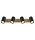 Linca Ceiling Spotlight Bar Matt Black 4x GU10-4