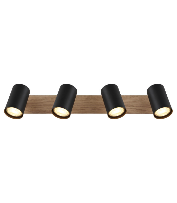 Linca Ceiling Spotlight Bar Matt Black 4x GU10-4