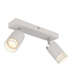 Korben Twin Ceiling Spotlight White Matt 2x GU10-1